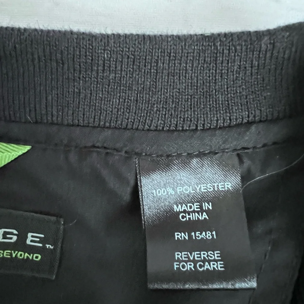 Wedge Men’s Black Pullover Pocketed Wind Breaker/Water Repellent NWT‎ SZ:…